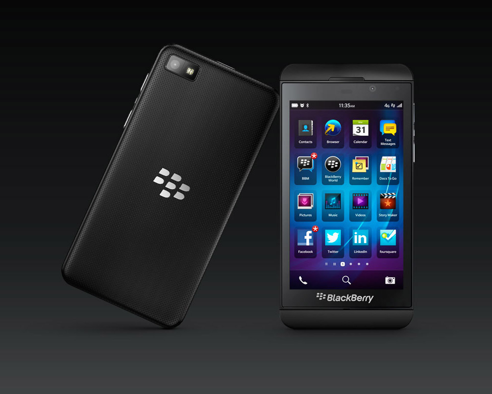 application flashcode blackberry