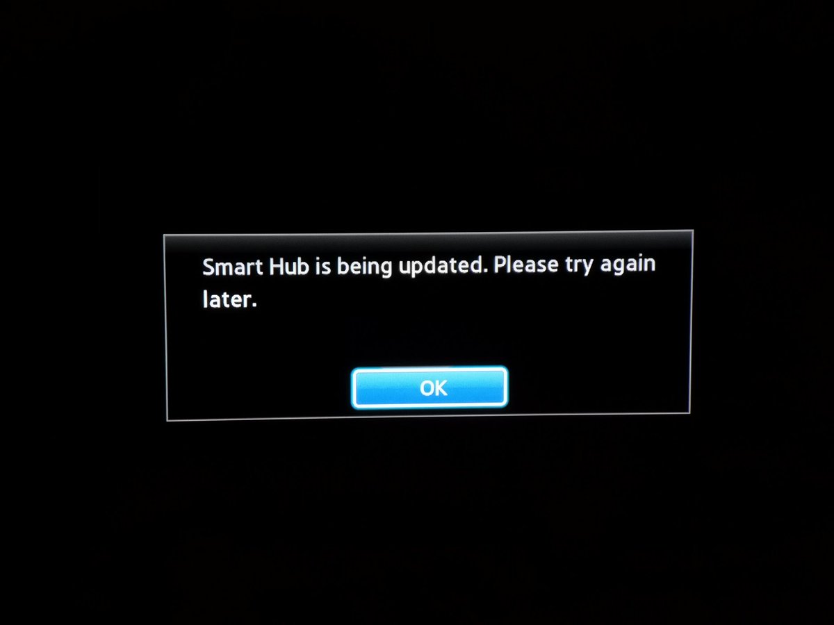 Smart Hub is being updated - Samsung Smart Tv Problems - Hard Master Reset