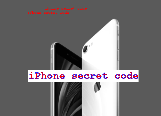 iphone secret code
